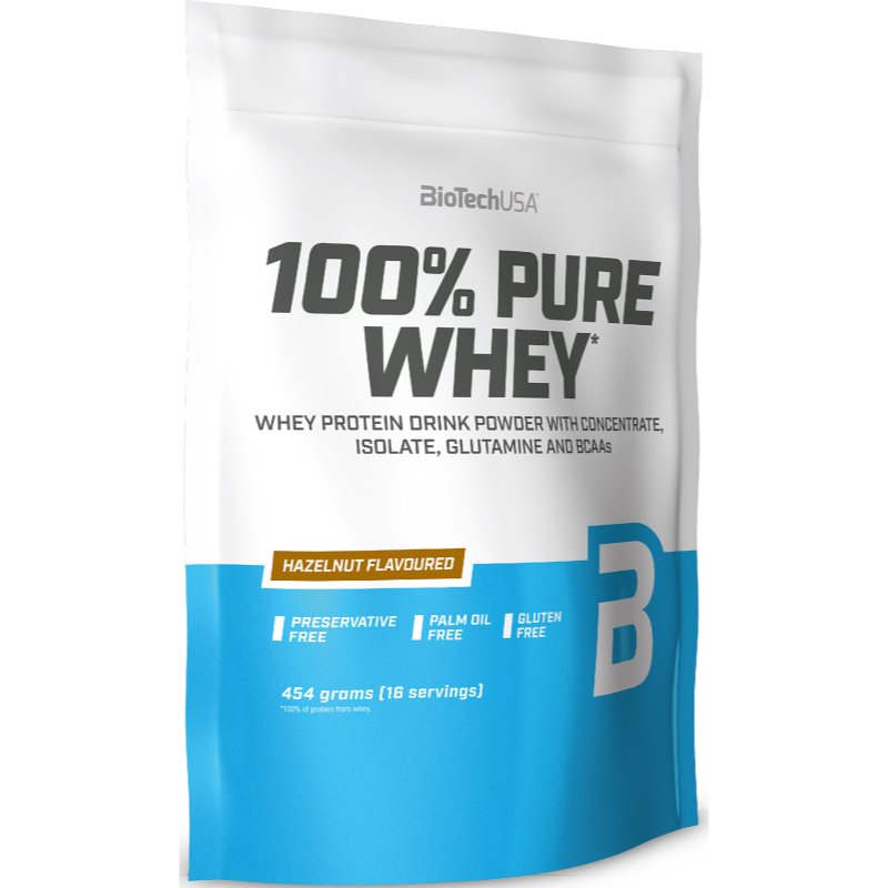 BioTech USA 100% Pure Whey 454g - lískový oříšek koupíte na Notino.cz