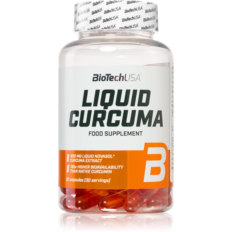 BioTechUSA Liquid Curcuma kapsle pro podporu imunitního systému 30 cps