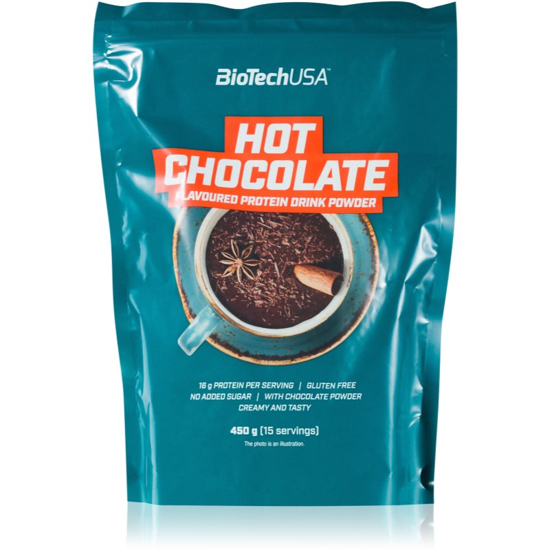 BioTechUSA Hot Chocolate prášek na přípravu nápoje s proteinem 450 g
