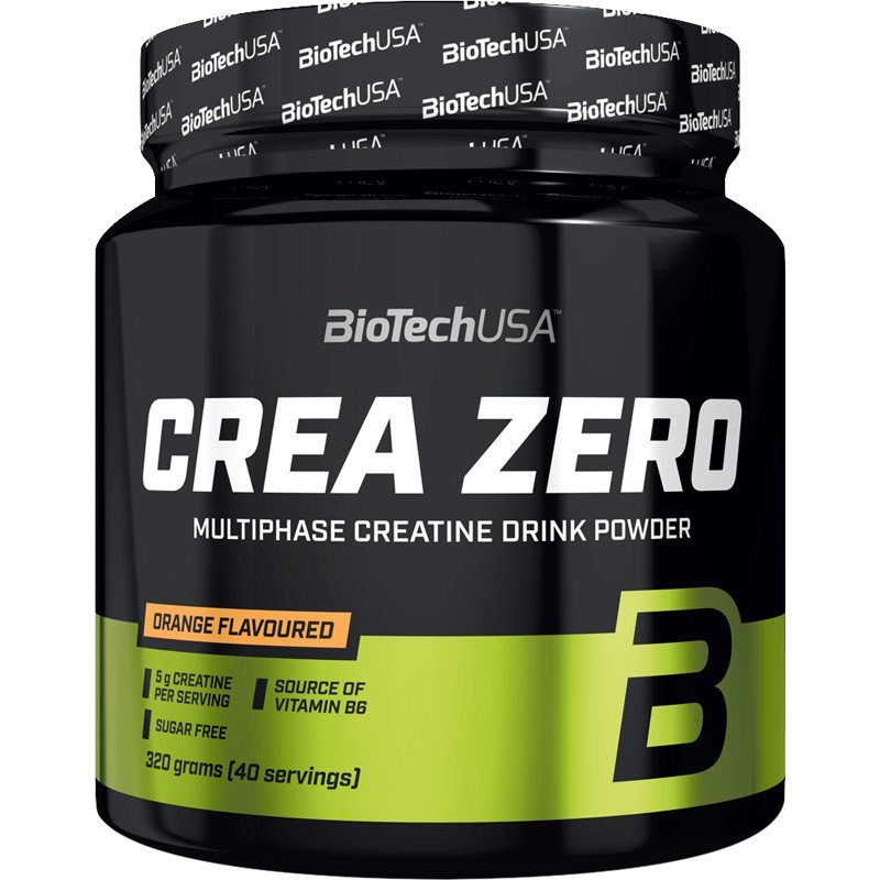 BioTechUSA Crea Zero podpora športového výkonu príchuť Orange 320 g