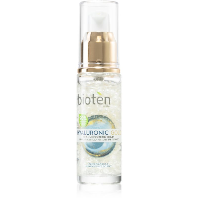 E-shop Bioten Hyaluronic Gold intenzivní protivráskové a hydratační sérum na den i noc 30 ml