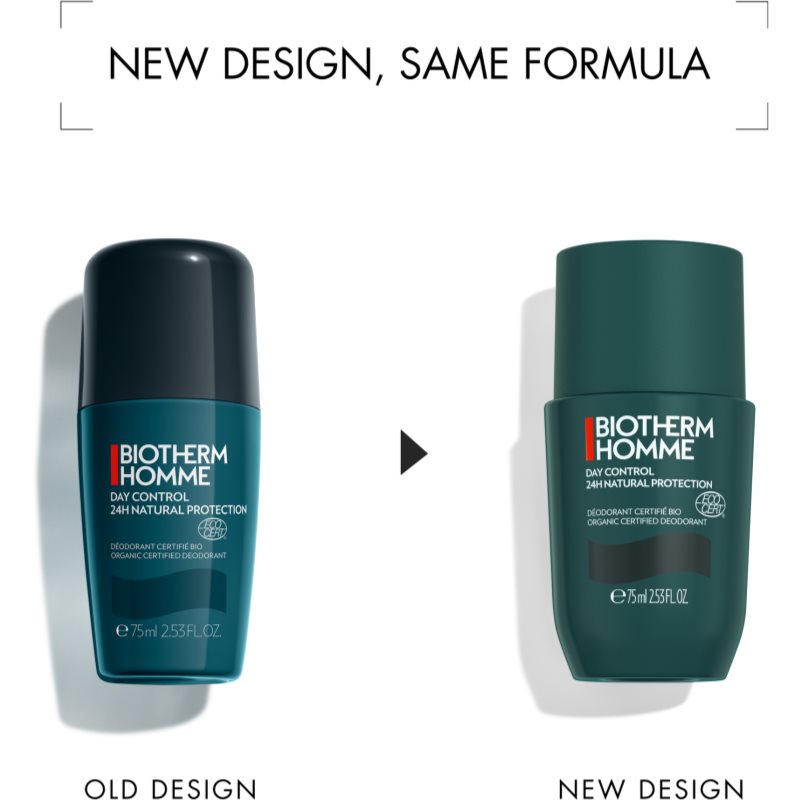 Biotherm Homme Day Control 24H Natural Protection Deoroller 75 ml