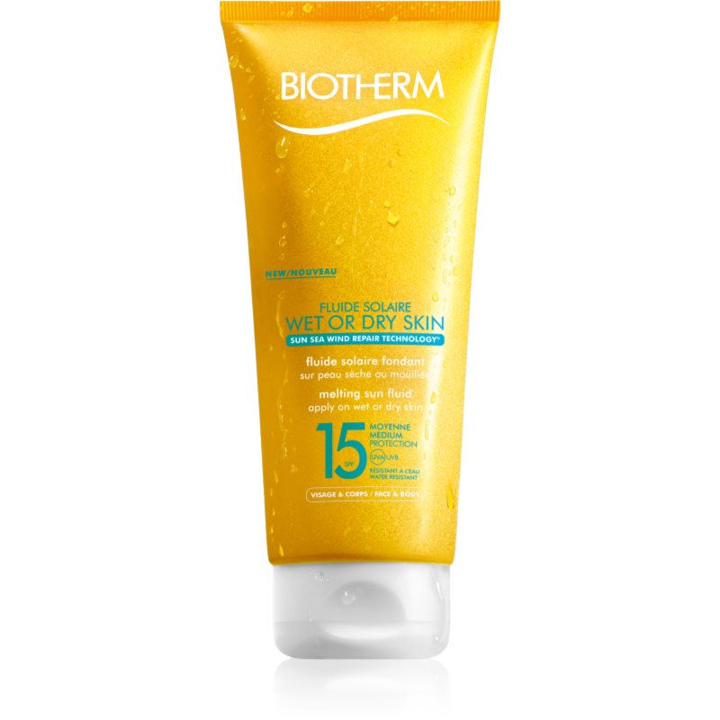 

Biotherm Fluide Solaire зволожуючий захисний флюїд SPF 15