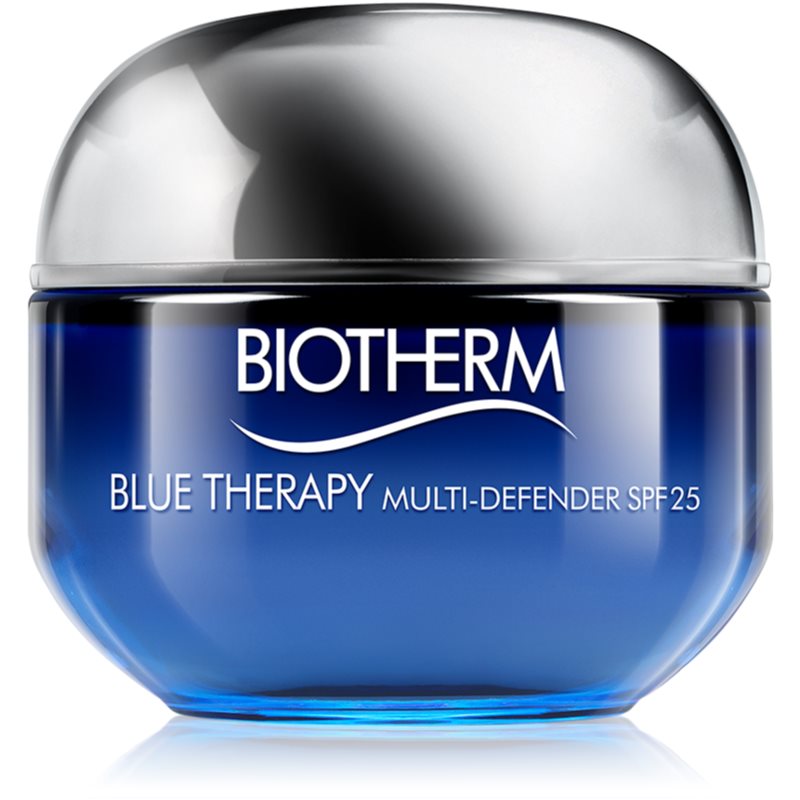 Biotherm Blue Therapy Multi Defender SPF25 відновлюючий крем проти зморшок для сухої шкіри SPF 25 50 мл