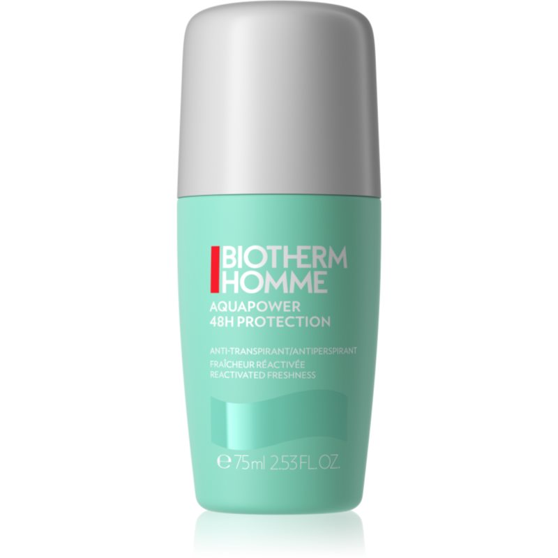 Photos - Deodorant Biotherm Homme Aquapower antiperspirant with cooling effect 75 ml 