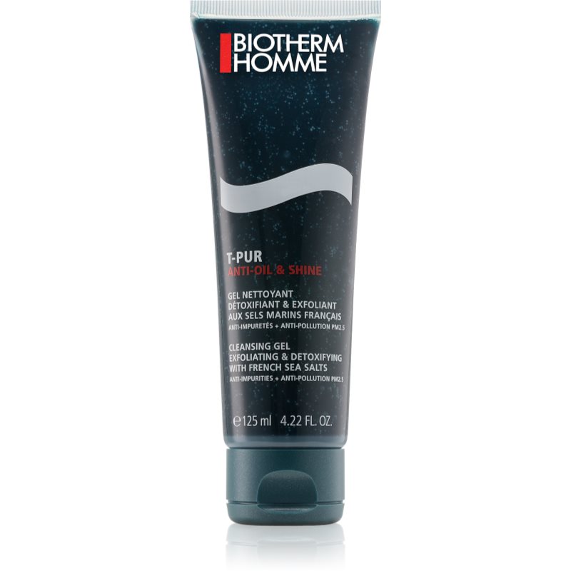 

Biotherm Homme T-Pur Anti Oil & Shine Salty Gel Cleanser очищуючий гель для обличчя