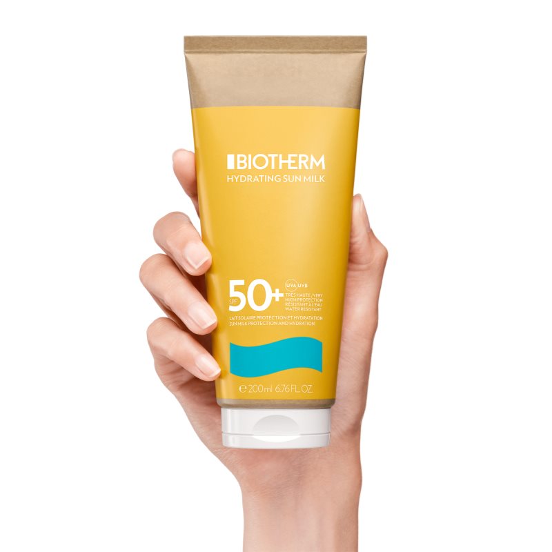 Biotherm Waterlover Hydrating Sun Milk SPF50+ lait solaire SPF 50+ 200 ml