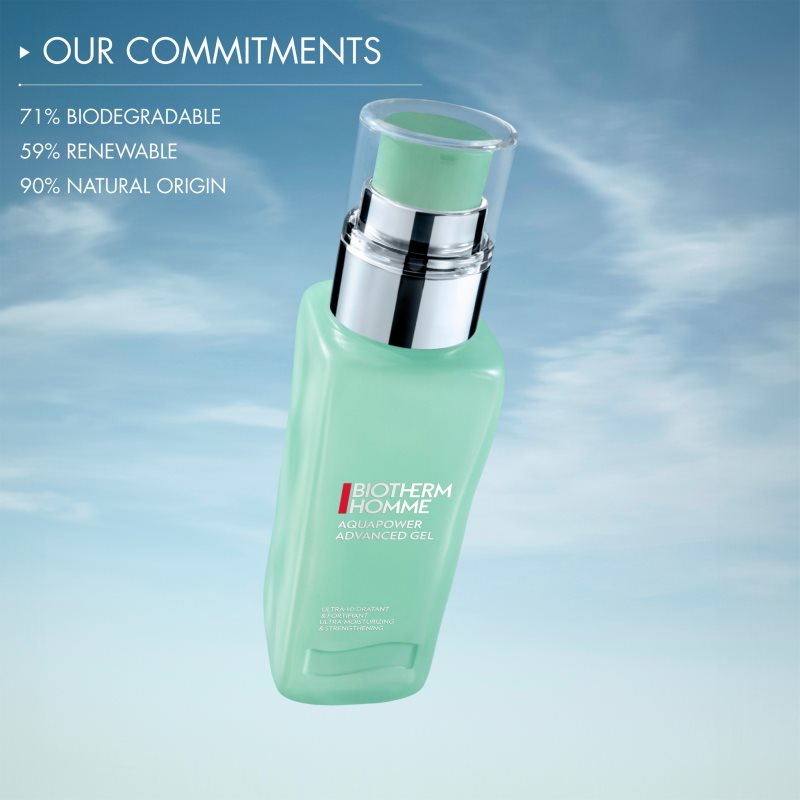 Biotherm Homme Aquapower Advanced Gel hydratační gel pro normální až smíšenou pleť pro muže 30 ml (obrázek 8)