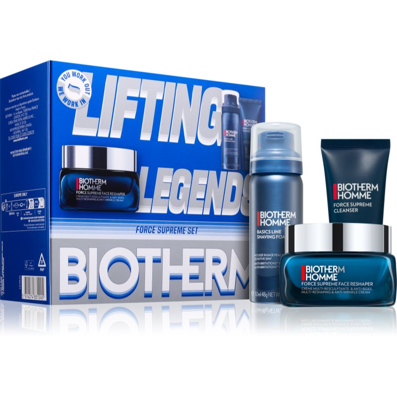 Biotherm Homme Force Supreme Face Reshaper Cream confezione regalo per uomo