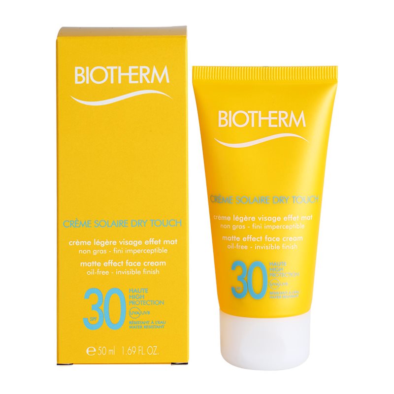 

Biotherm Crème Solaire Dry Touch сонцезахисний матуючий крем для обличчя SPF 30