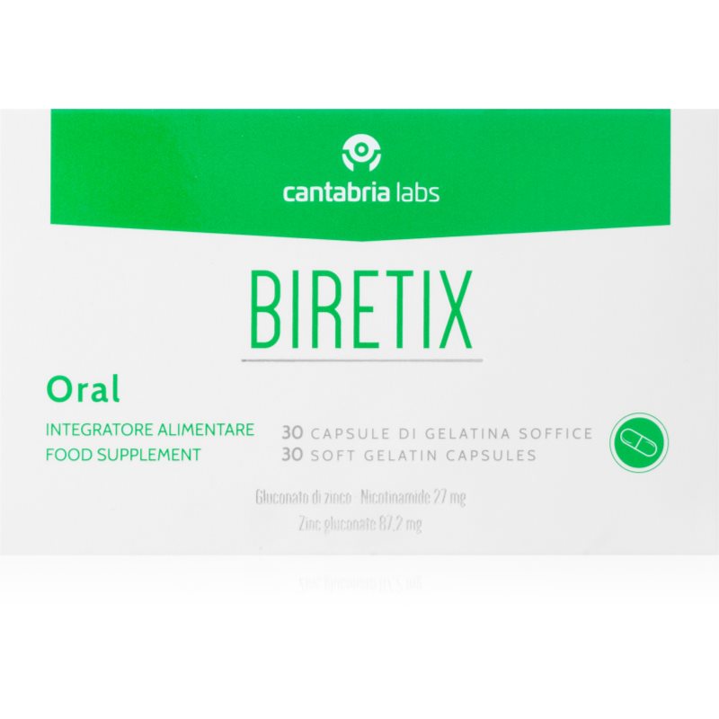 Biretix Oral kapsle na aknózní pleť 30 cps