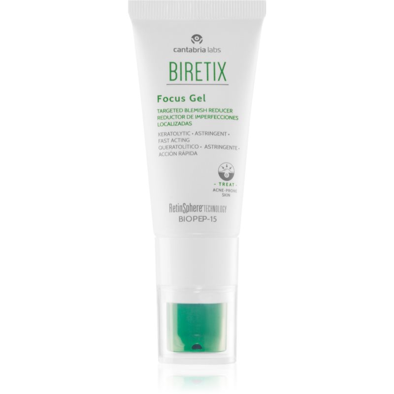 Biretix Treat Focus Gel зволожуючий та заспокоюючий гель для жирної шкіри зі схильністю до акне 15 мл