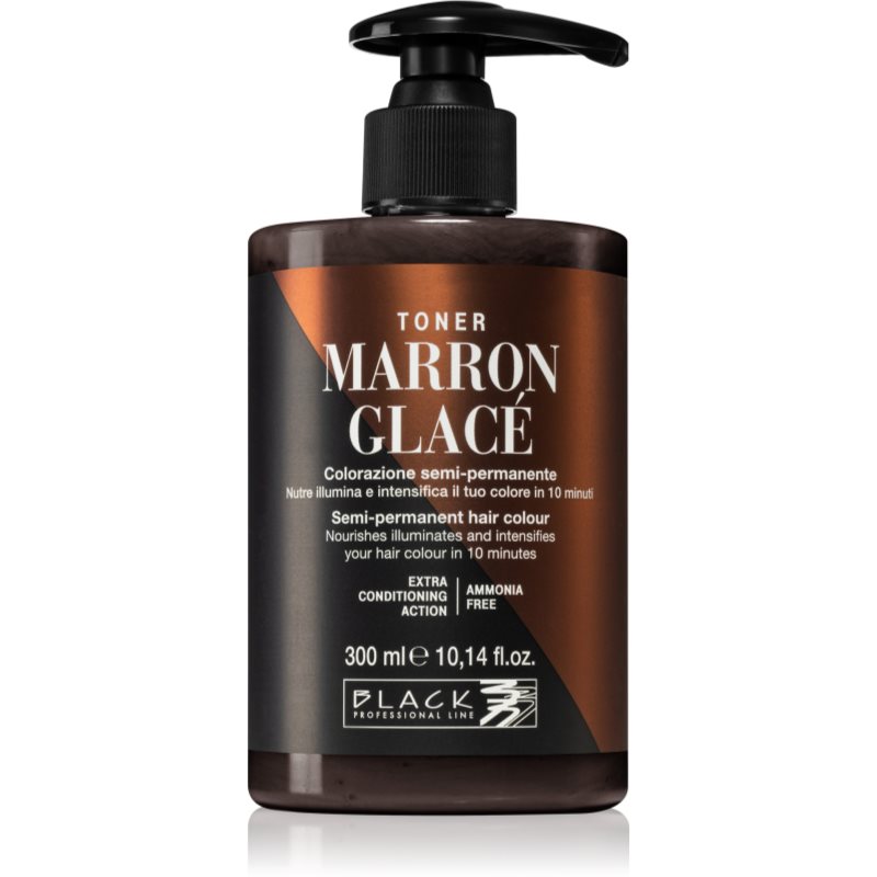 Black Professional Line Toner festék a természetes árnyalatokért Marron Glace 300 ml