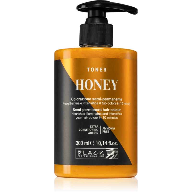 Black Professional Line Toner festék a természetes árnyalatokért Honey 300 ml