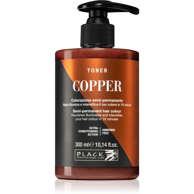 Black Professional Line Toner tonikas natūraliems atspalviams išgauti Copper 300 ml