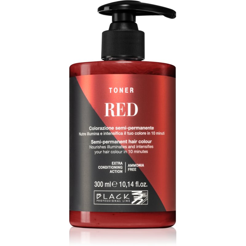 Black Professional Line Toner tonikas natūraliems atspalviams išgauti Red 300 ml