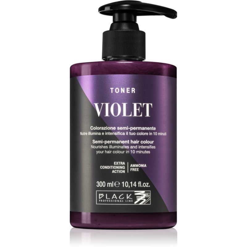 Black Professional Line Toner tonikas natūraliems atspalviams išgauti VIolet 300 ml