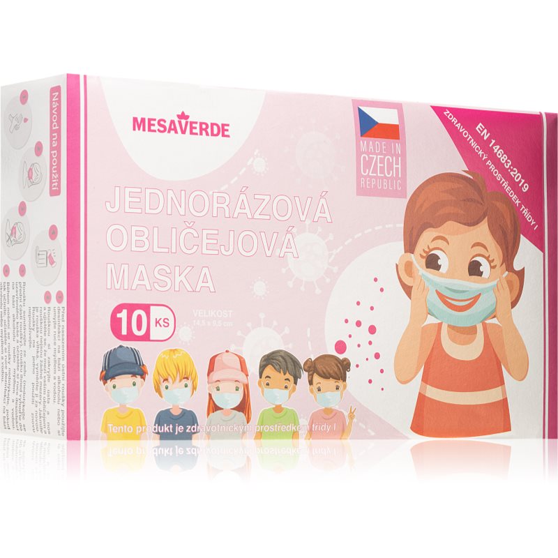 

MESAVERDE Disposable face mask for children Medical Device Class 1 одноразова маска для дітей