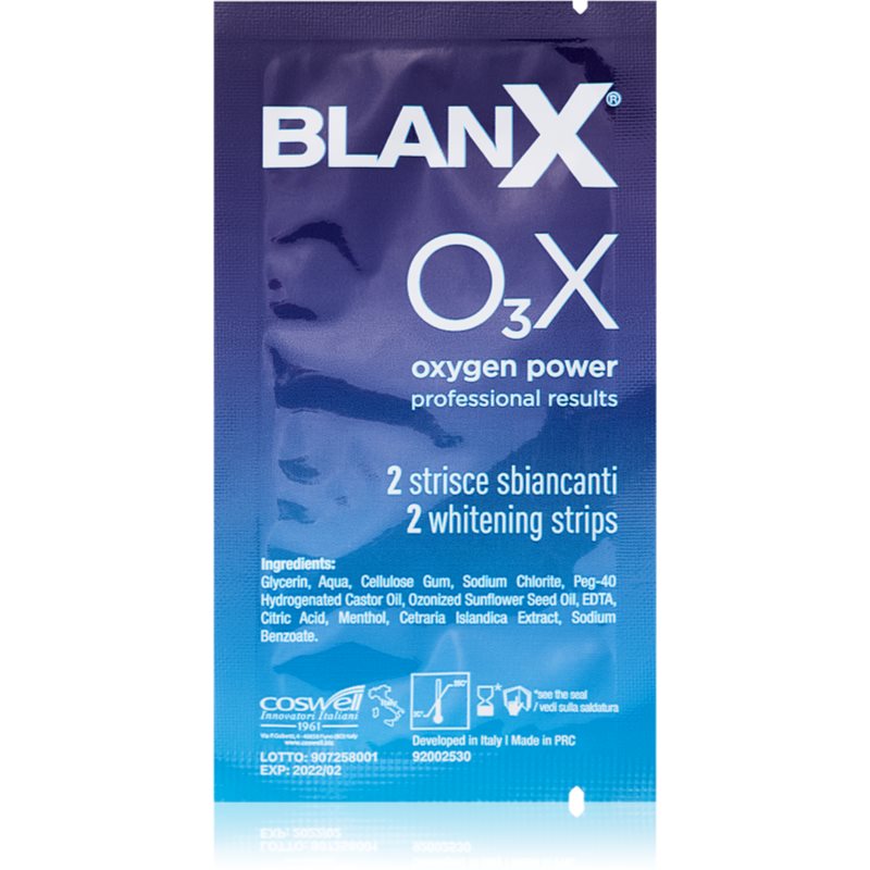 BlanX O3X Strips Whitening Strips For Teeth 10 Pc