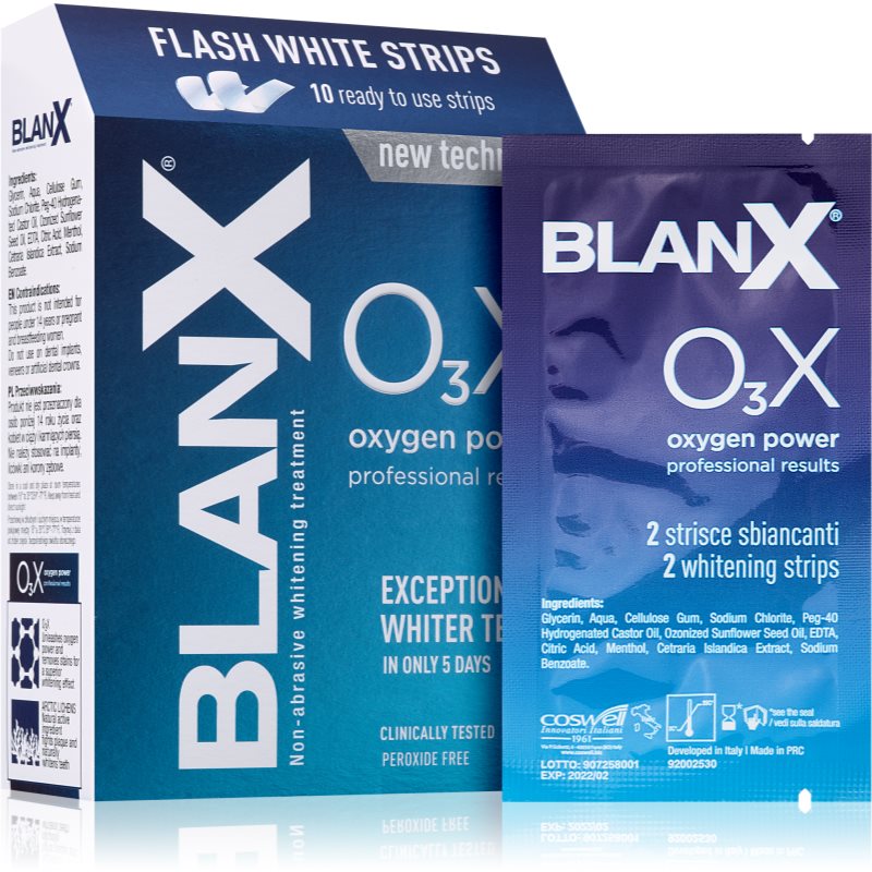 BlanX O3X Strips bělicí pásky na zuby 10 ks