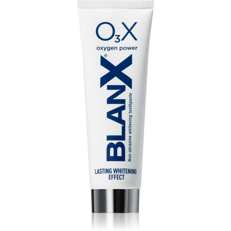 BlanX O3X Toothpaste természetes fogkrém a fogzománc gyengéd fehérítésére és védelmére 75 ml