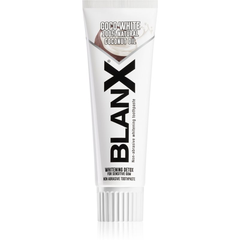 BlanX White Detox Coconut balinamoji dantų pasta su kokosų aliejumi 75 ml