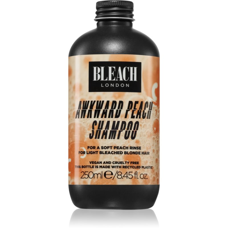 Bleach London Peach Perfect Awkward Peach šampon za toniranje 250 ml