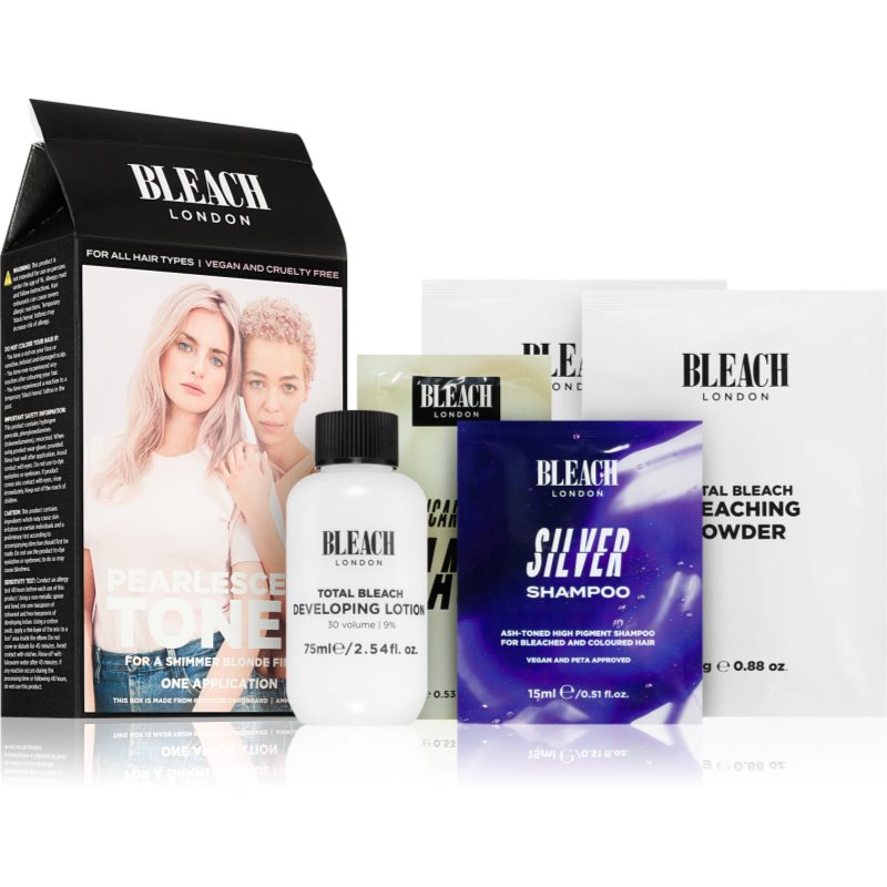 Bleach London Toner Kit semi-permanentní barva na vlasy pro blond vlasy odstín Pearlescent 1 ks