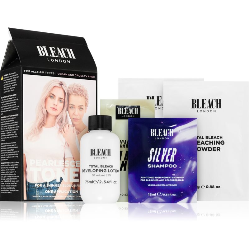 Bleach London Toner Kit semi-permanent hair dye for blonde hair shade Pearlescent 1 pc