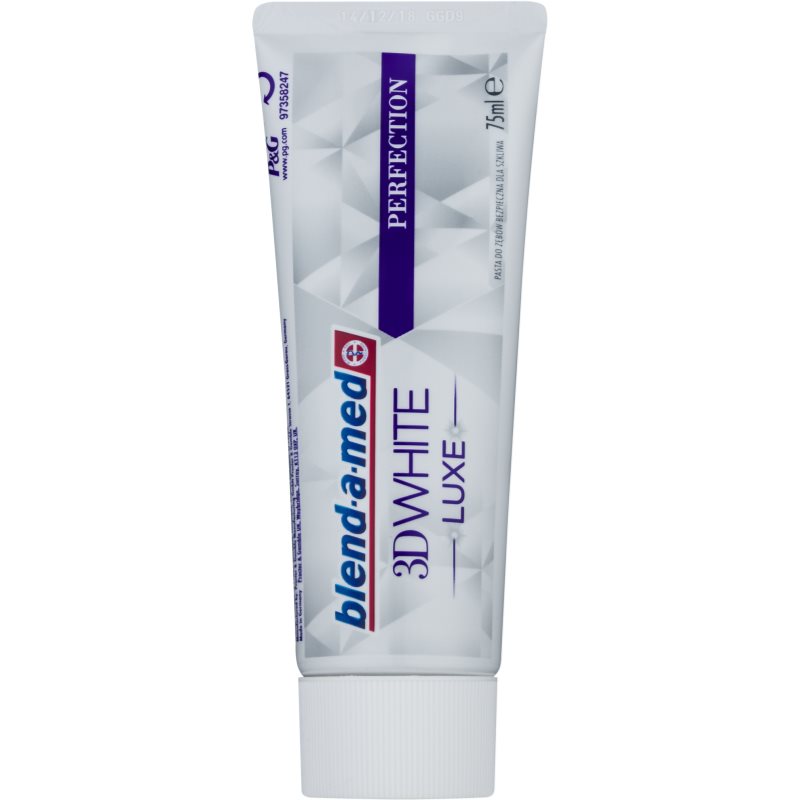 Blend-a-med 3D White Luxe Perfection bleichende Zahnpasta gegen Zahnschmelzflecken 75 ml