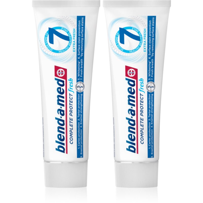 Blend-a-med Protect 7 Fresh osvežilna zobna pasta 2x75 g