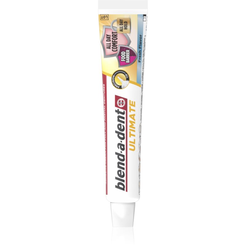 Blend-a-dent Ultimate Fresh fixační krém pro úplné a částečné zubní náhrady 40 ml