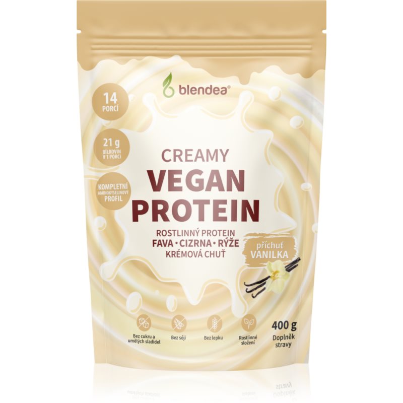 Blendea Creamy Vegan Protein rostlinný protein příchuť Vanilla 400 g