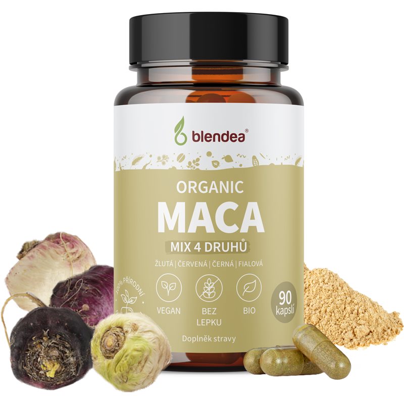 Blendea Organic Maca kapsuly na podporu fyzického a duševného zdravia 90 cps kúpite na Notino.sk
