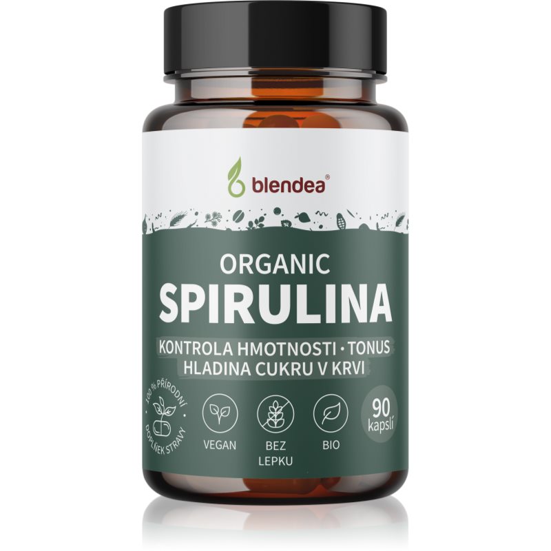 Blendea Organic Spirulina kapsle pro podporu detoxikace organismu 90 cps