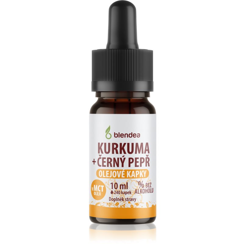 Blendea Kurkuma + černý pepř olejové kapky kapky pro podporu imunitního systému 10 ml