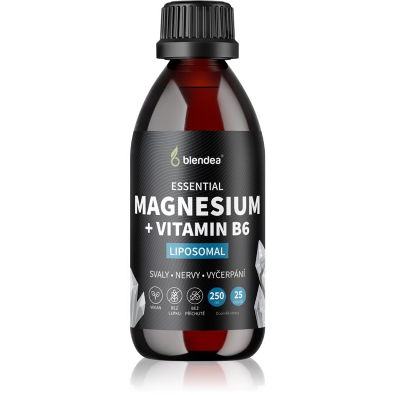 Blendea Magnesium koncentrát pro podporu snížení míry únavy a vyčerpání, normální stav zubů, kostí a svalů 250 ml