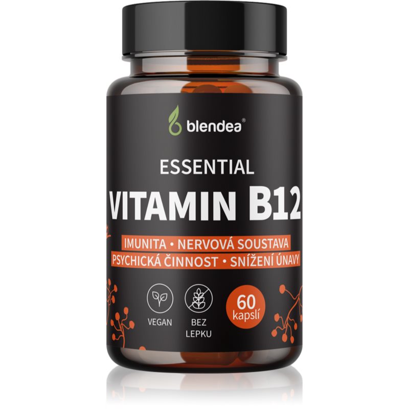 Blendea Vitamin B12 kapsle pro podporu snížení míry únavy a vyčerpání 60 cps