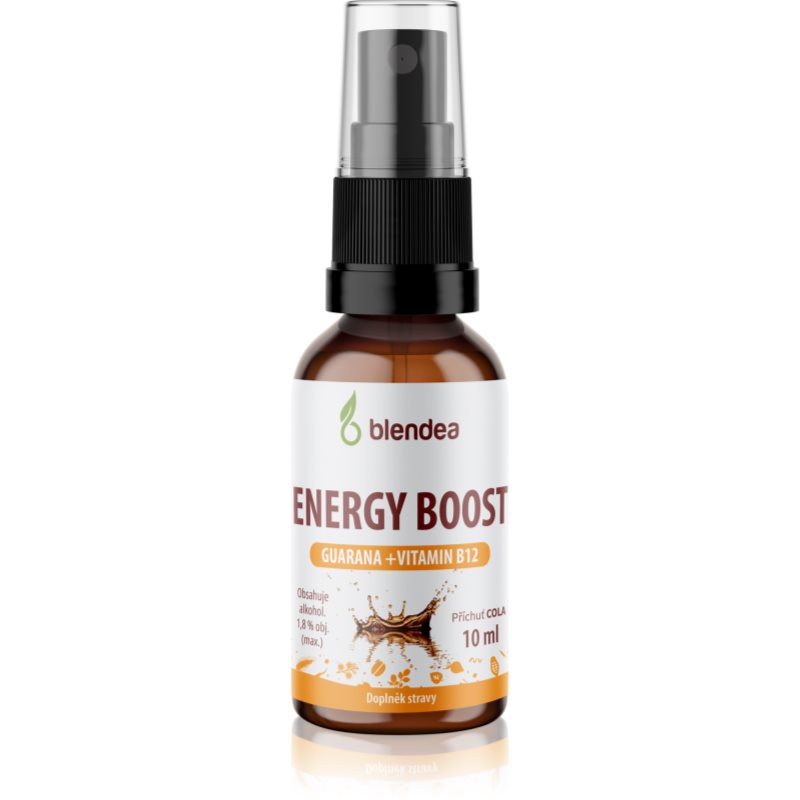 Blendea Energy Boost sprej sprej pro udržení energie a kognitivní výkonnosti příchuť Cola 10 ml
