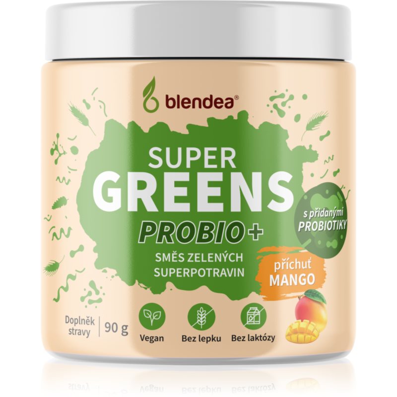 Blendea Supergreens prášek na přípravu nápoje pro detoxikaci Mango 90 g koupíte na Notino.cz