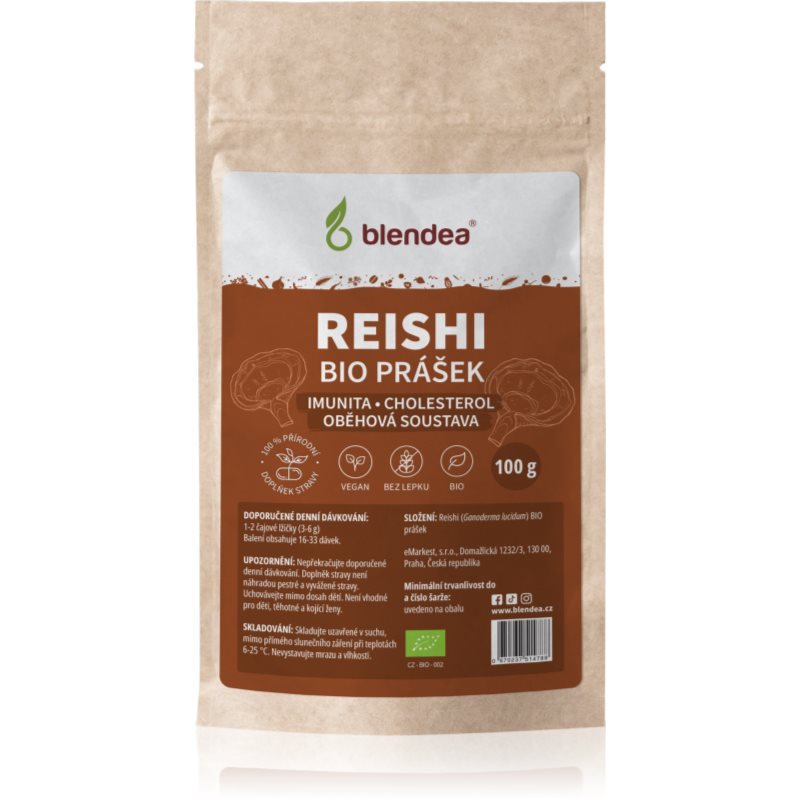 Blendea Reishi BIO prášek prášek pro podporu imunitního systému 100 g