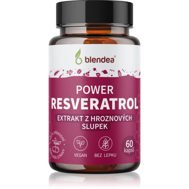 Blendea Resveratrol kapsle s antioxidačním účinkem 60 cps