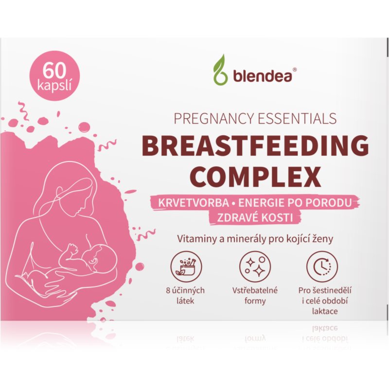 Blendea PREGNANCY ESSENTIALS Breastfeeding Complex komplex vitamínů pro kojící ženy 60 cps