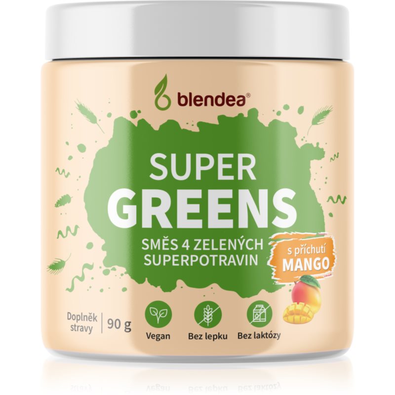 Blendea Supergreens prášek na přípravu nápoje pro detoxikaci Mango 90 g koupíte na Notino.cz