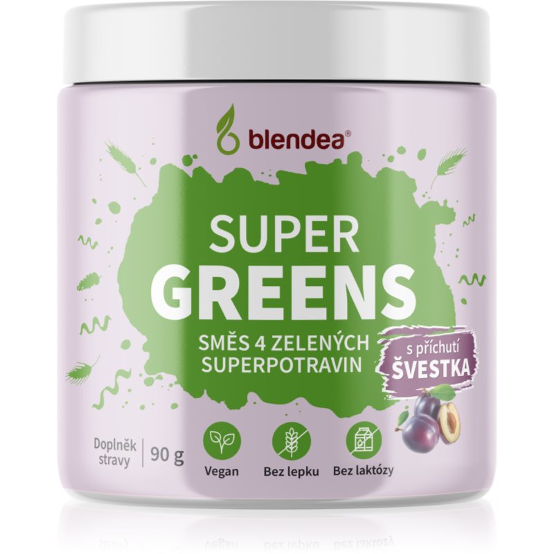 Blendea Supergreens prášek na přípravu nápoje pro detoxikaci Plum 90 g koupíte na Notino.cz