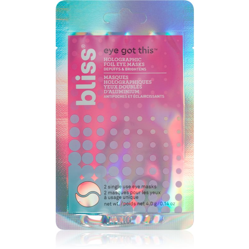 Bliss Eye Got This Hypoallergenic Face Mask For The Eye Area 2 Pc