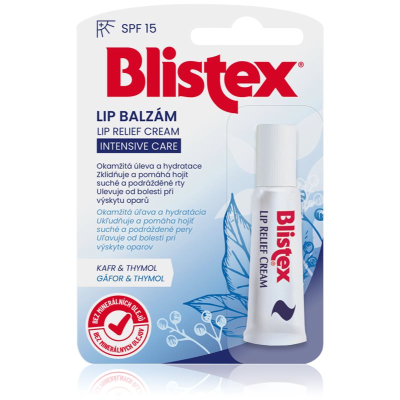Blistex Lip Relief Cream intenzivní balzám na rty SPF 15 6 ml