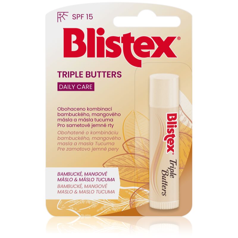 Blistex Triple Butters hranilni balzam za ustnice 4.25 g