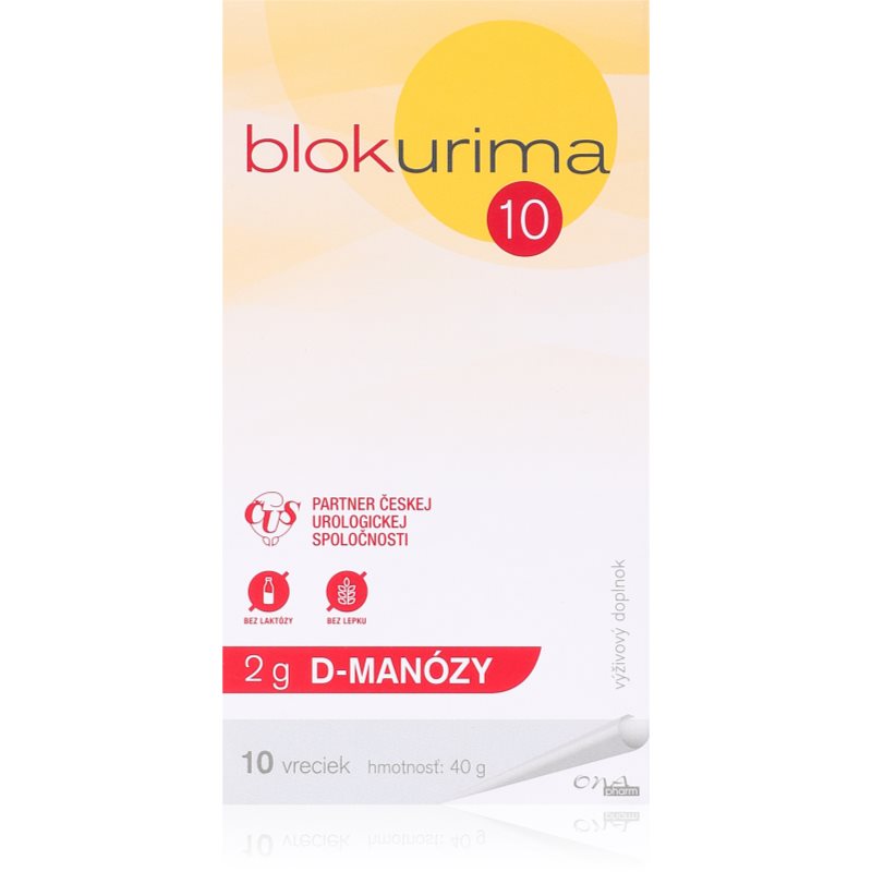 Blokurima 2 g D-manózy 4 g vrecúška na podporu zdravia močových ciest 10x4 g kúpite na Notino.sk