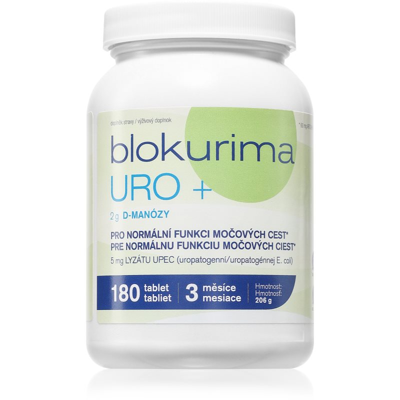 Blokurima URO+ tablety na podporu zdravia močových ciest 180 tbl kúpite na Notino.sk